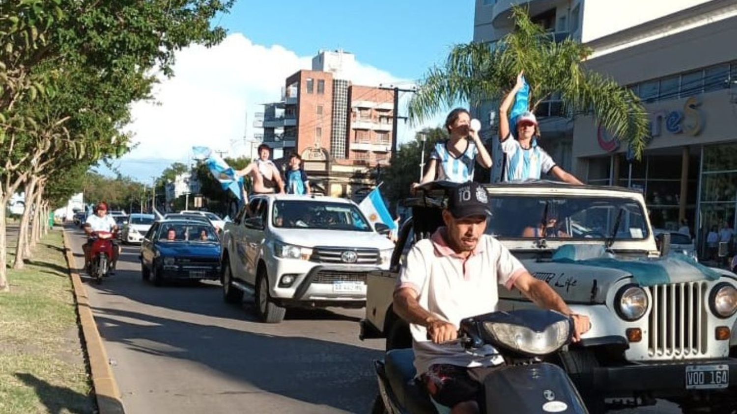 ¡Ganó Argentina! Hay locura en las calles de Reconquista