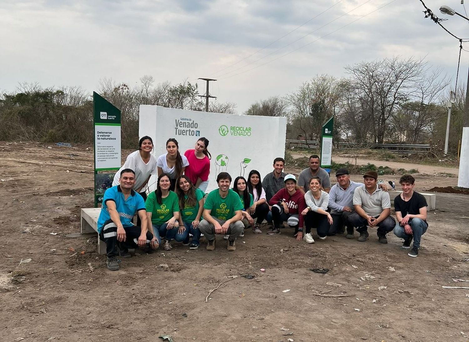 Voluntarios de “Reciclar Venado” y personal municipal erradicaron histórico minibasural