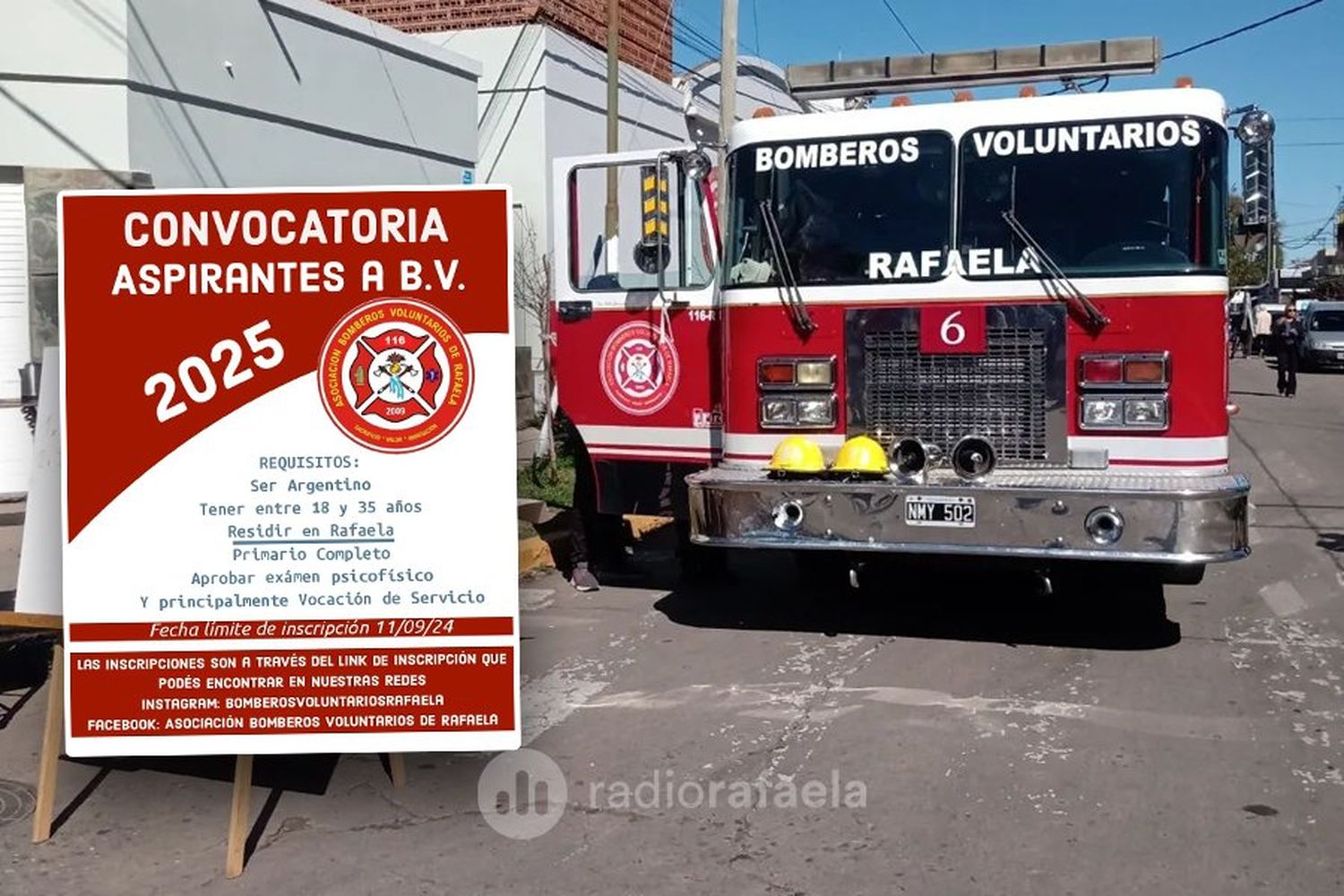 ¿Querés ser parte de Bomberos Voluntarios? La convocatoria está abierta