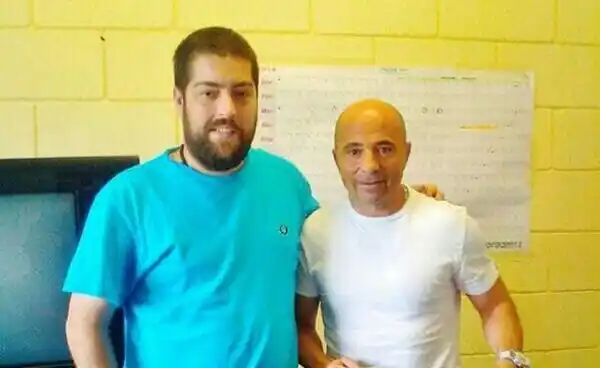 Sampaoli visitó al 'Pato' Fontanet en la cárcel de Ezeiza