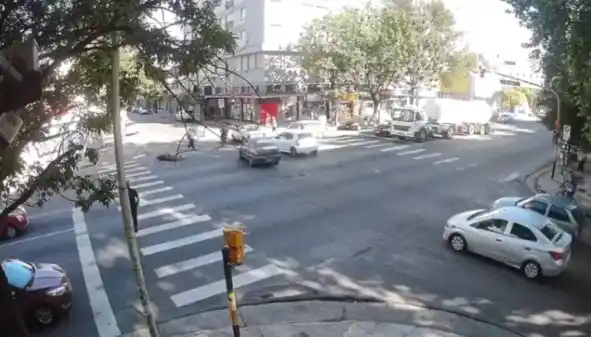 Así fue el momento del brutal choque en Mar del Plata.