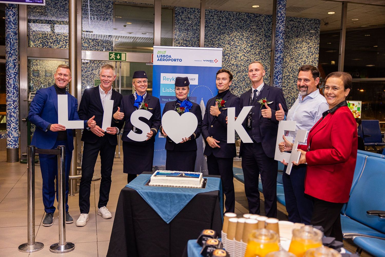 Icelandair inauguró sus vuelos a Lisboa