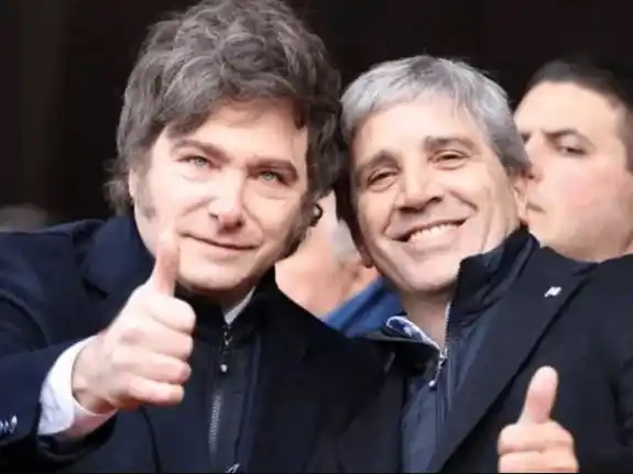 Javier Milei y Luis Caputo celebraron la cifra de inflación de agosto