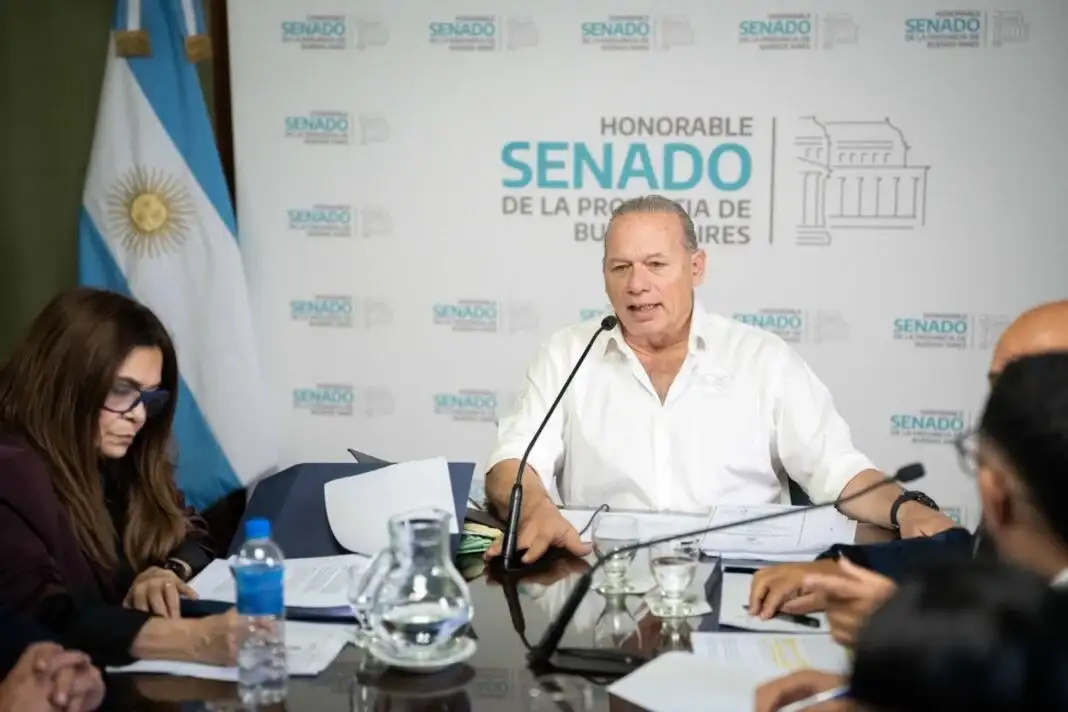 El presidente del bloque peronista en el Senado bonaerense, Sergio Berni.