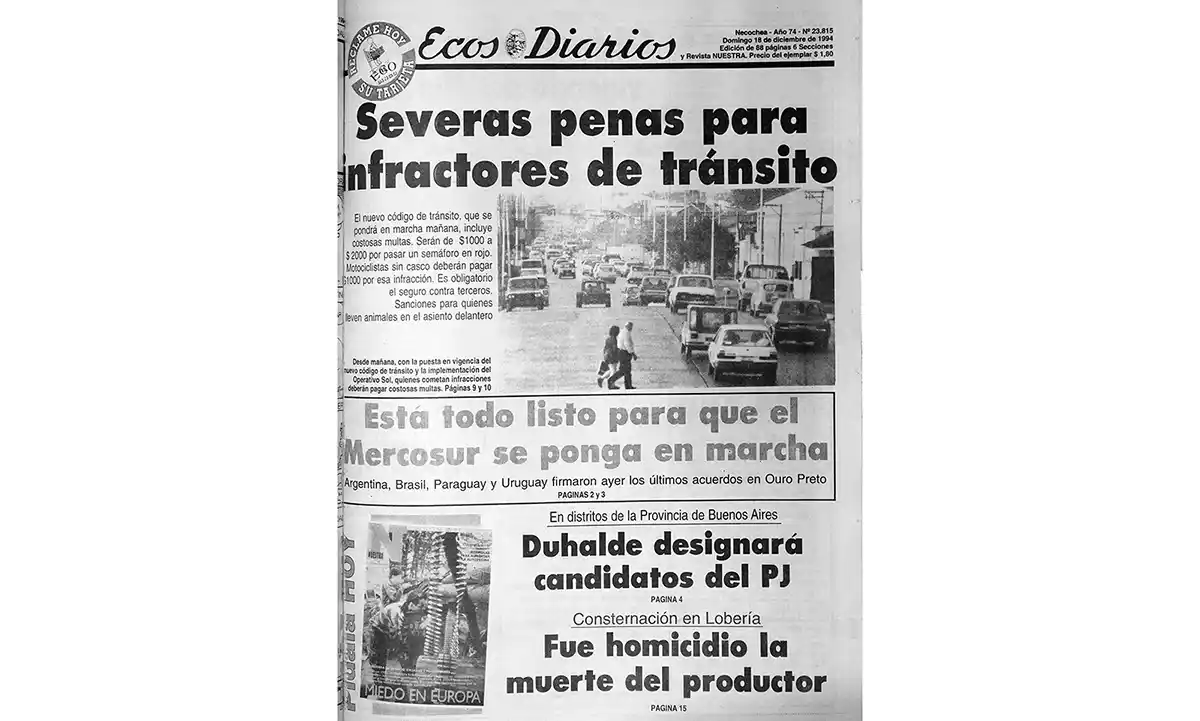 Domingo 18 de diciembre de 1994