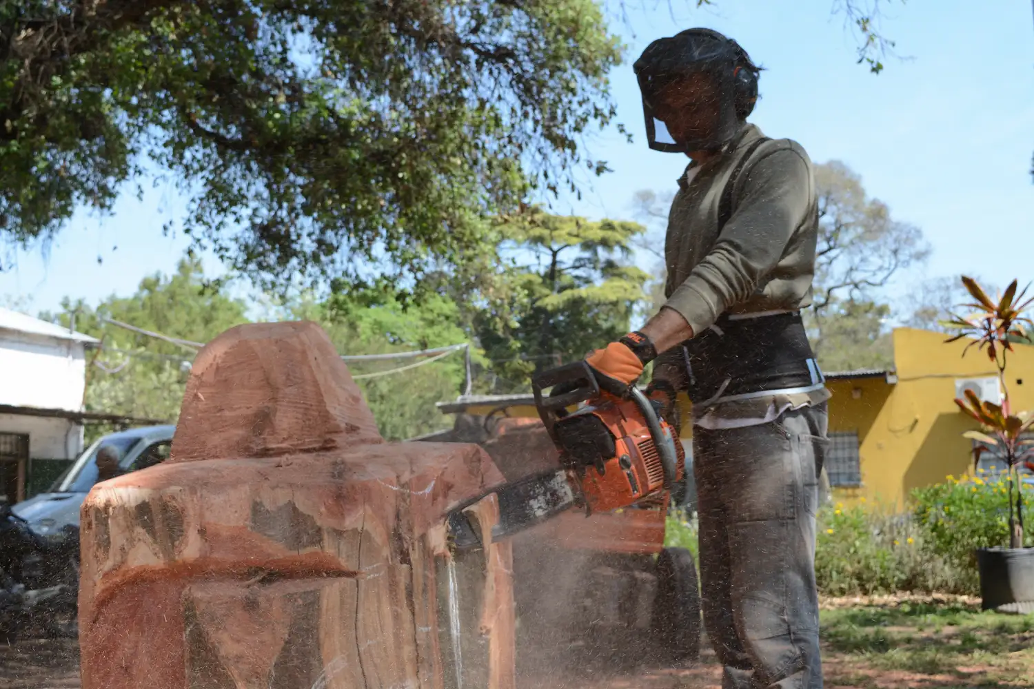 Parque Independencia: un artista creará una escultura con los vecinos