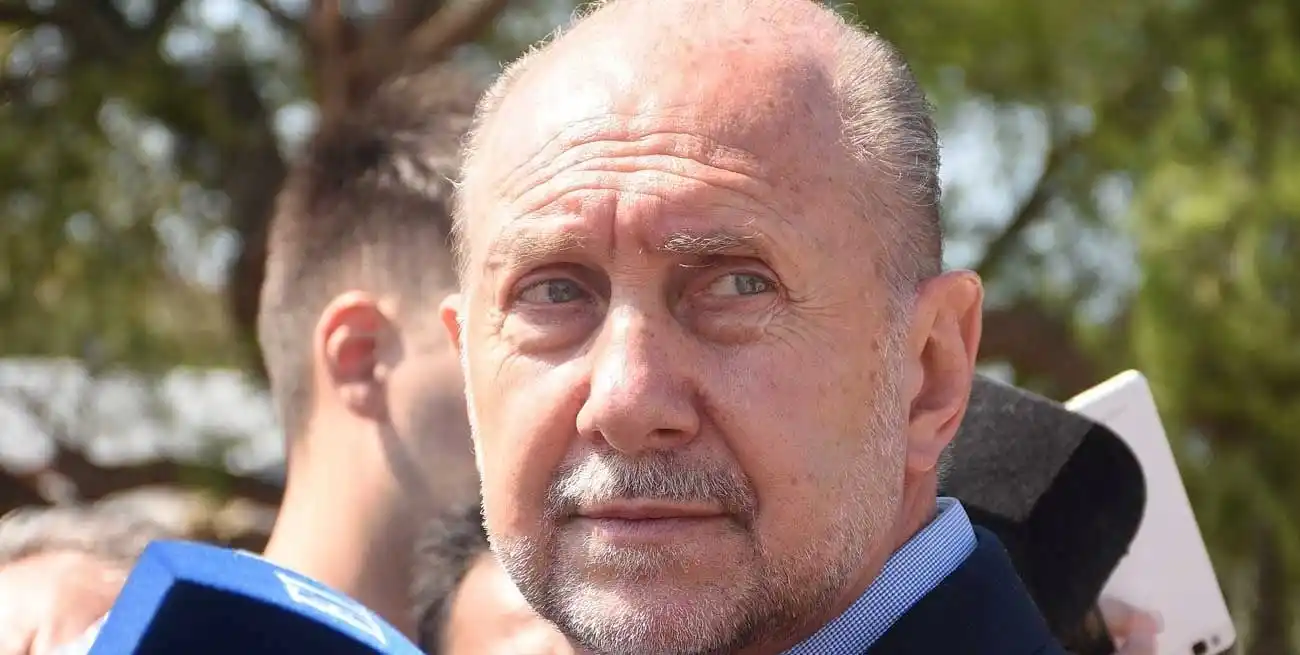 "Vamos a entregar una provincia mucho mejor de la que recibimos. Y el déficit tiene que tener la comparación con las posibilidades que tiene Santa Fe", aseguró. Crédito: Guillermo Di Salvatore.