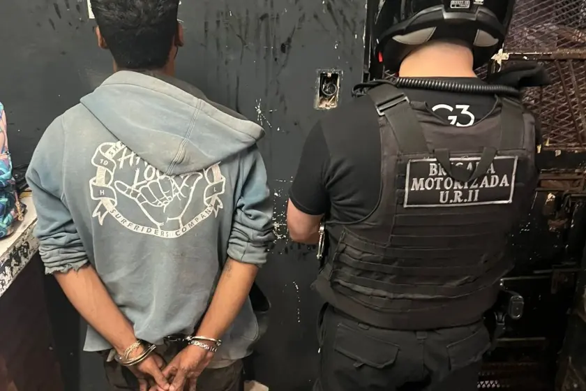 Detenido.