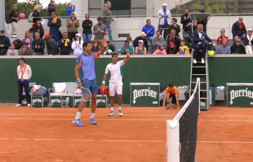 Melo y González festejaron en París.