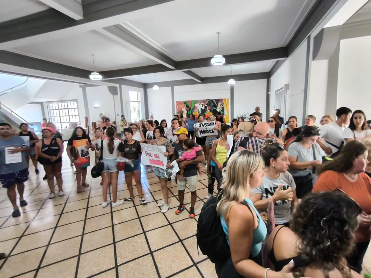 Manifestación en la Municipalidad