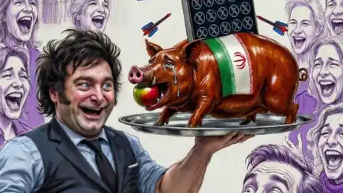 Servida. Javier Milei apuntó directamente a la extorsión de Marcela Pagano.