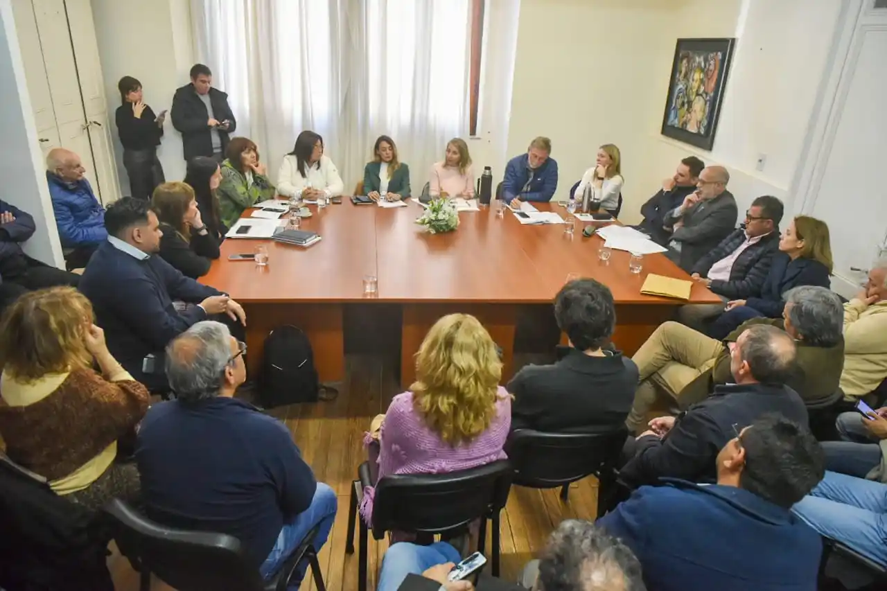 La intersindical en defensa del Iosper se reunió con el bloque de diputados del justicialismo