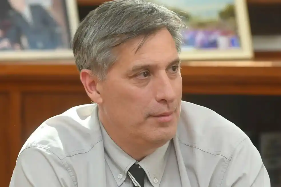 Pablo Olivares, ministro de Economía de Santa Fe. Créditos: Manuel Fabatía