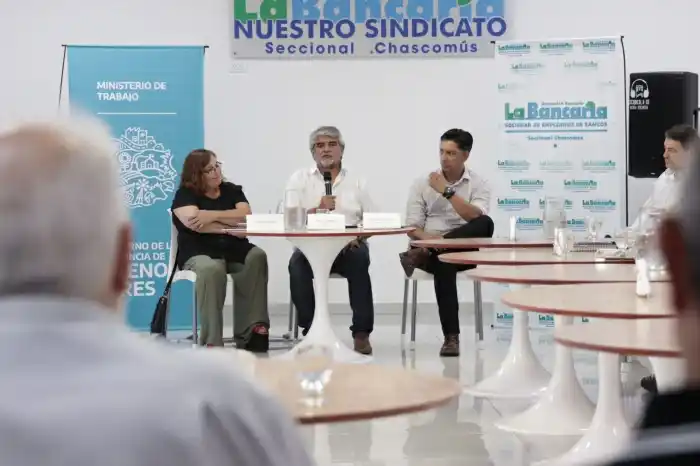 En La Bancaria: Correa se reunió con referentes gremiales de Chascomús