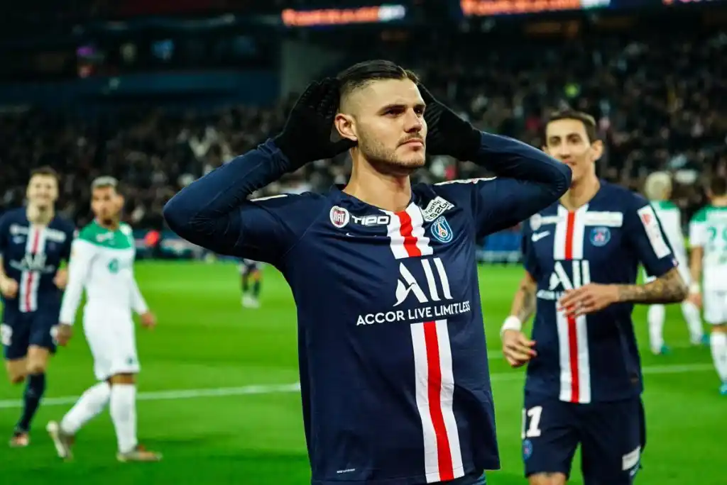 PSG se metió en semis con tres goles de Icardi 