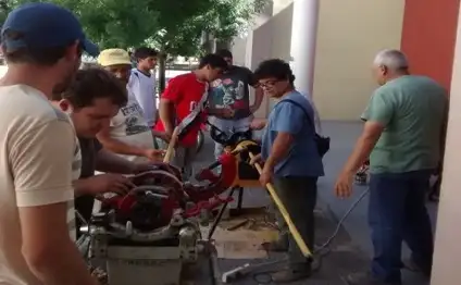 Producción inauguró la instalación de gas diseñada en el marco de las capacitaciones  
