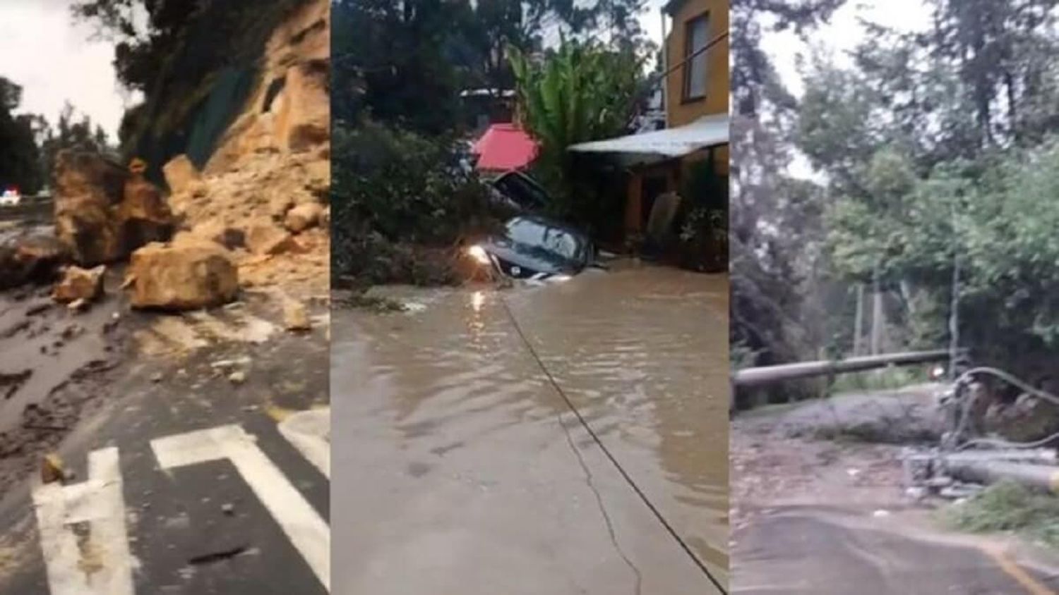 INTENSAS LLUVIAS causan una víctima  fatal  e inundaciones  en Bogotá   (+Videos)