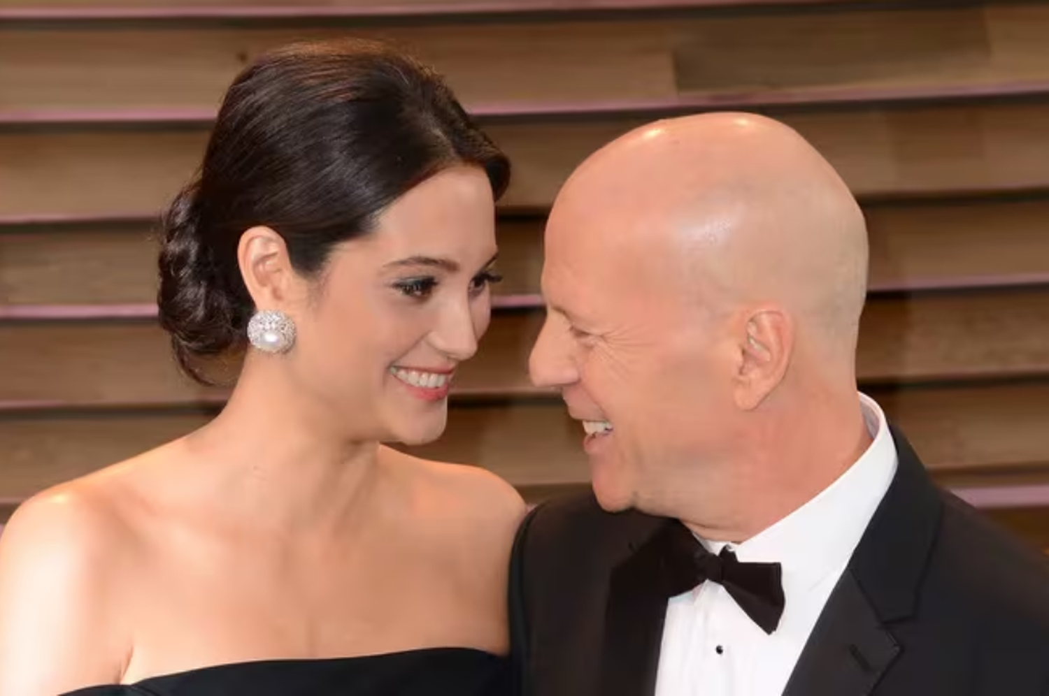 Emma Heming junto a Bruce Willis