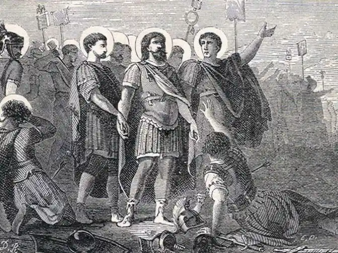 San Mauricio y sus compañeros mártires, junto a otros beatos y santos, son homenajeados este 22 de septiembre.