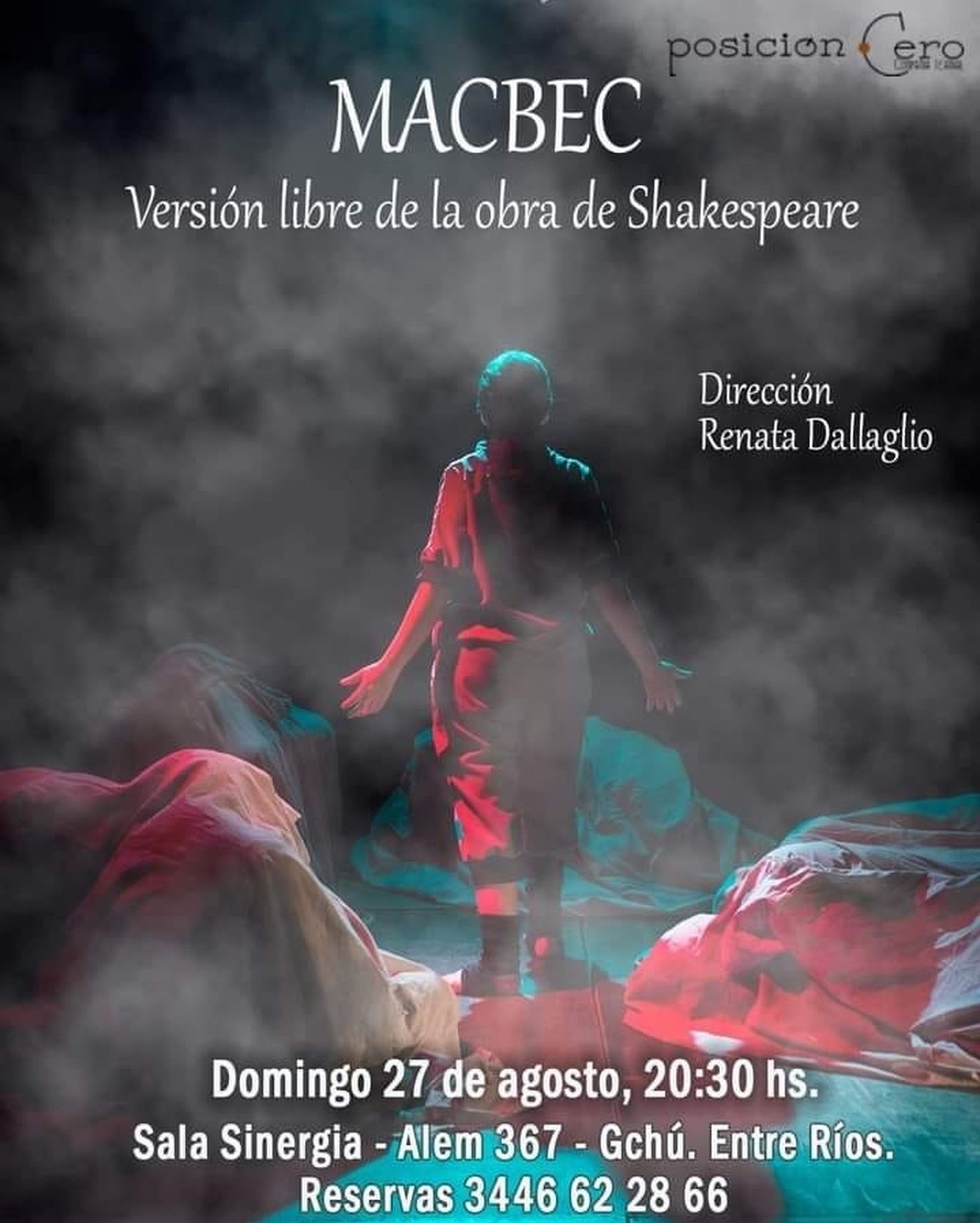 Posición Cero Teatro presenta “Macbec”, una versión libre de la obra de Shakespeare