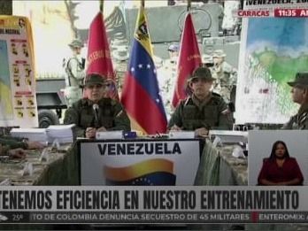 "El pueblo venezolano no tiene miedo, está alerta": Padrino López