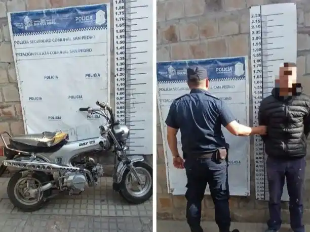 La moto tenía pedido de secuestro activo dsde 2020.