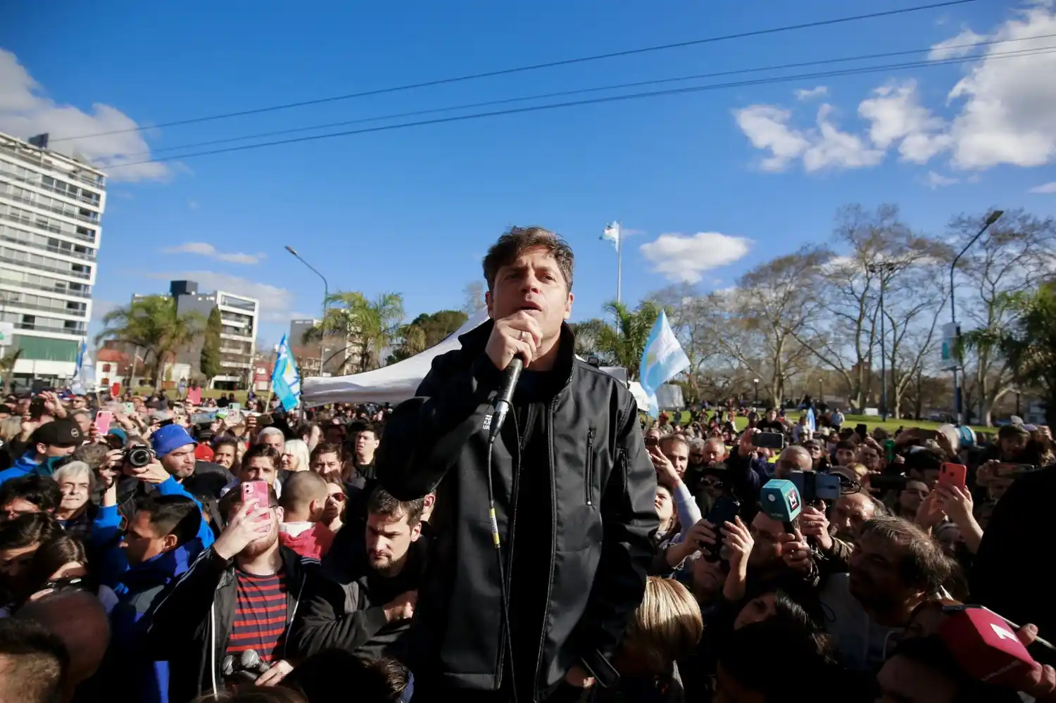 Kicillof en La Plata.