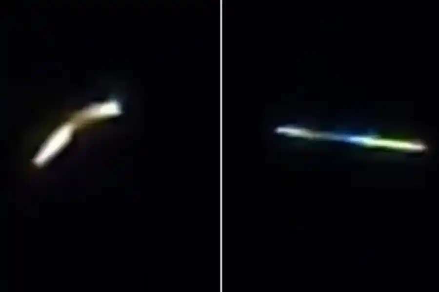 Un hombre vio un ovni y aportó pruebas 