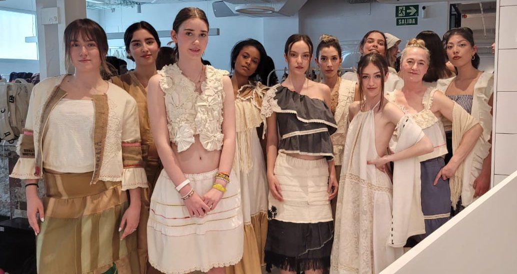 Las modelos con los diseños combinados