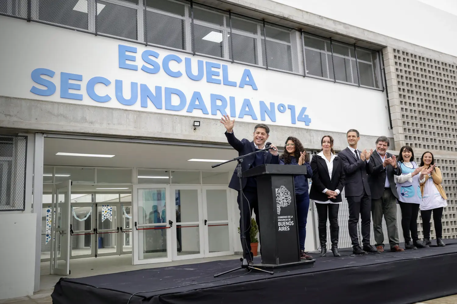 Kicillof en Alejandro Korn