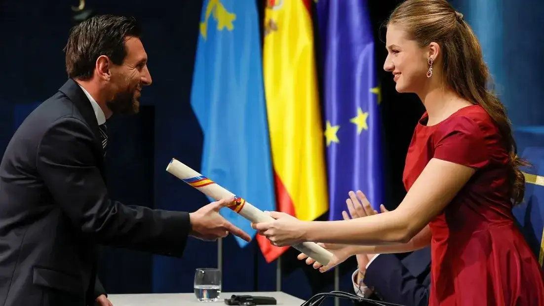 Leo Messi recibió el Premio Princesa de Asturias de los Deportes 2026