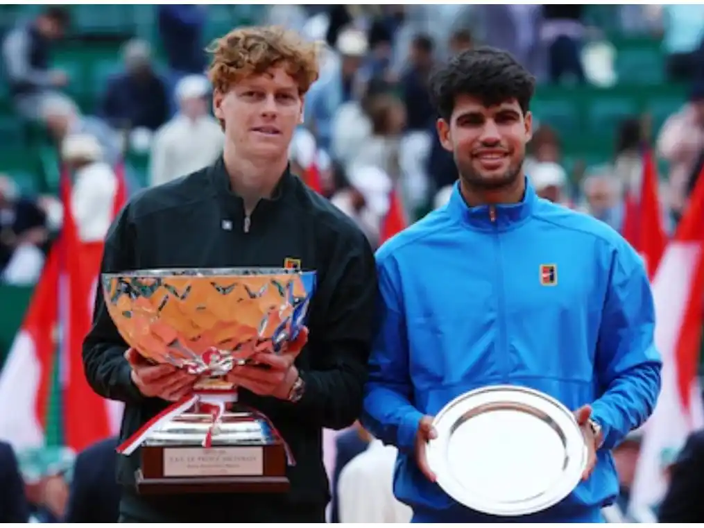 Sinner se quedó con el título en Montecarlo y vuelve a ser el 1 del mundo. Foto:APA