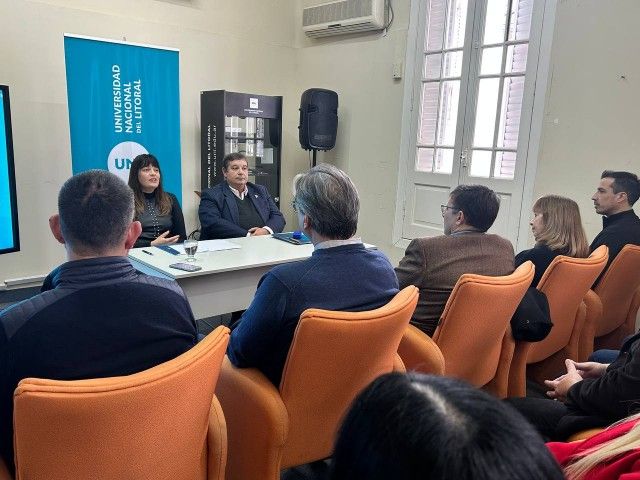 La UNL presentó oficialmente al CURS ante autoridades de Rafaela