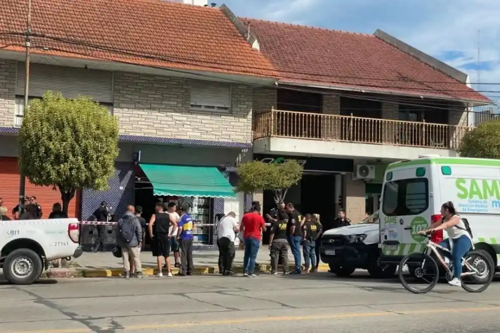 En el lugar trabajó la DDI de Mar del Plata y el SAME (Foto: @PeriodismoMovi3)