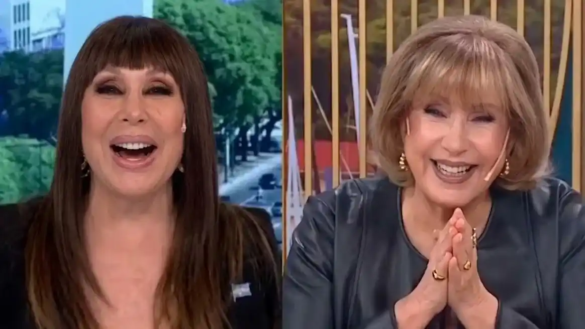 Moria Casán y Georgina Barbarossa se reconciliaron en vivo tras más de 25 años de distanciamiento