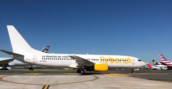 Y con el LV-KJF son 15: llegó al aeropuerto de Ezeiza el nuevo Boeing 737 de Flybondi