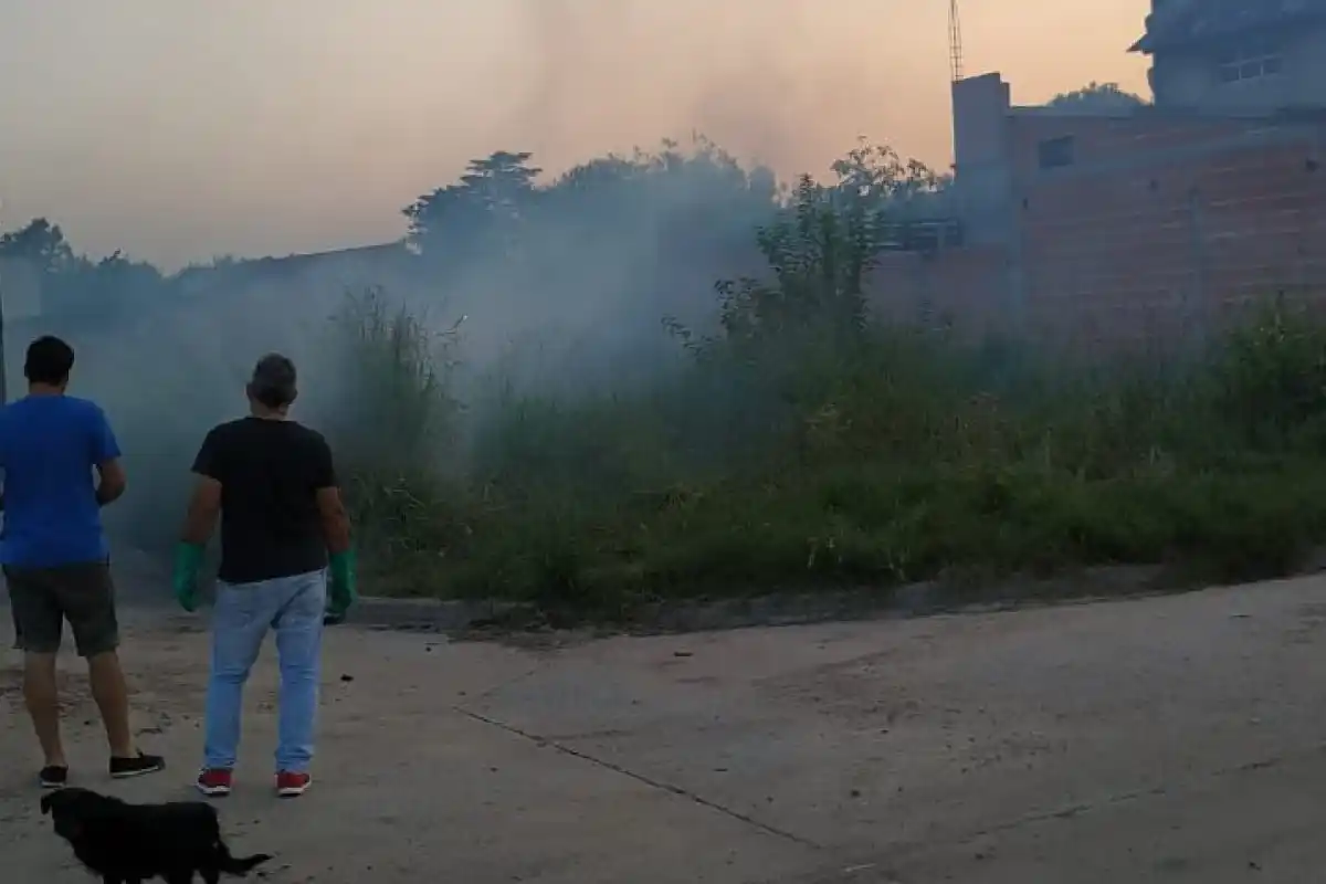 El Municipio realizó un bloqueo por los tres casos positivos de dengue