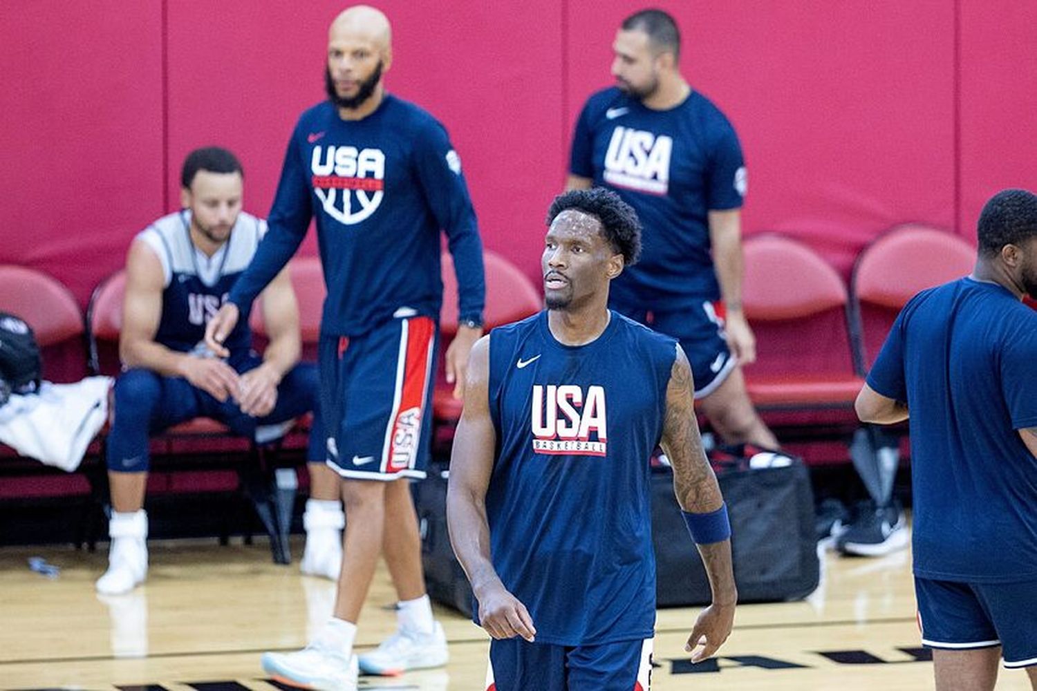 Team USA Basketball faces internal challenges and resurfacing tensions as they compete in the Olympics.