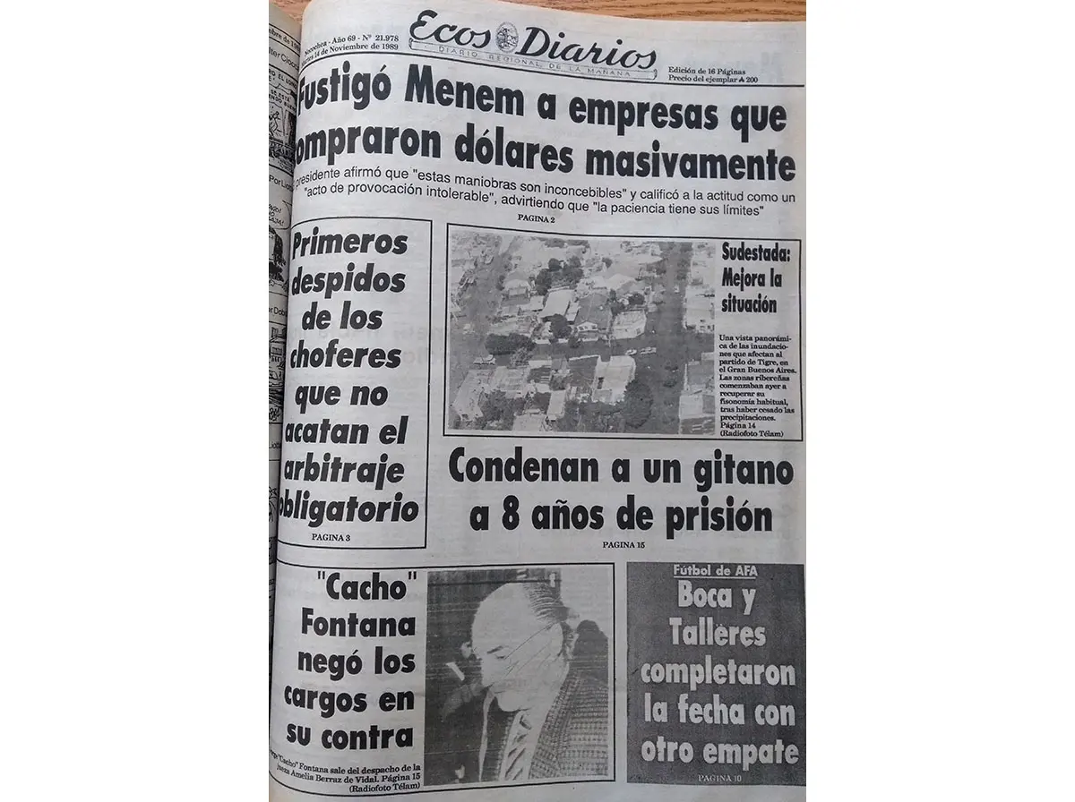 Martes 14 de noviembre de 1989
