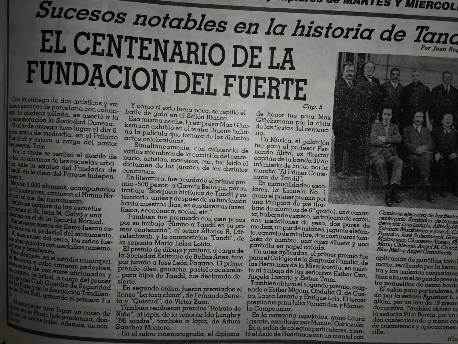 El centenario de la Fundación del Fuerte - Cap. 5.