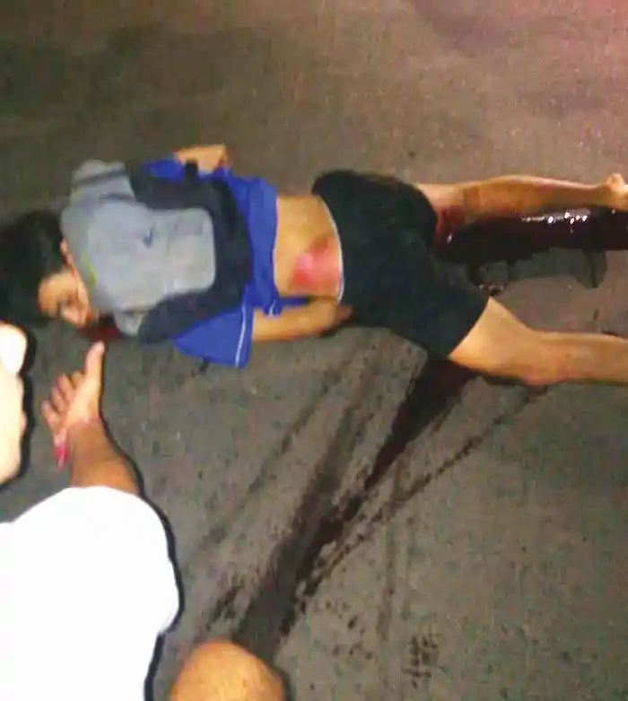 Fuerte accidente de tránsito