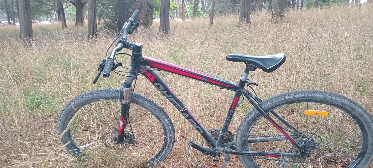 Una de las bicicletas robada