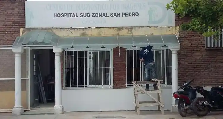 Obras y color en el hospital