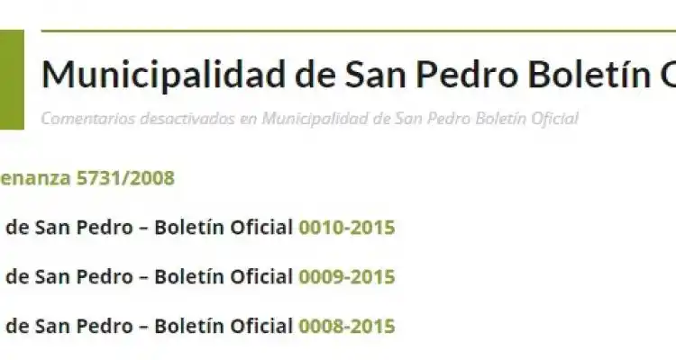 > Otra semana más sin Boletín Oficial