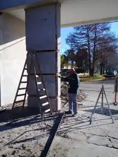 Galarza:última etapa de la obra del ingreso al Polideportivo