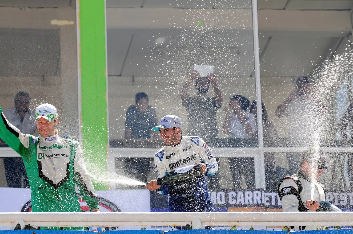 Podio de Ledesma en la final del TC