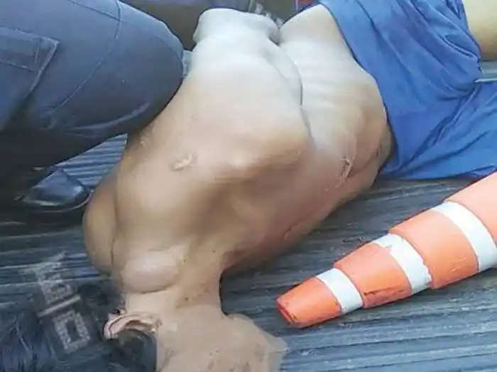 Se robaba una carretilla  y lo atraparon 