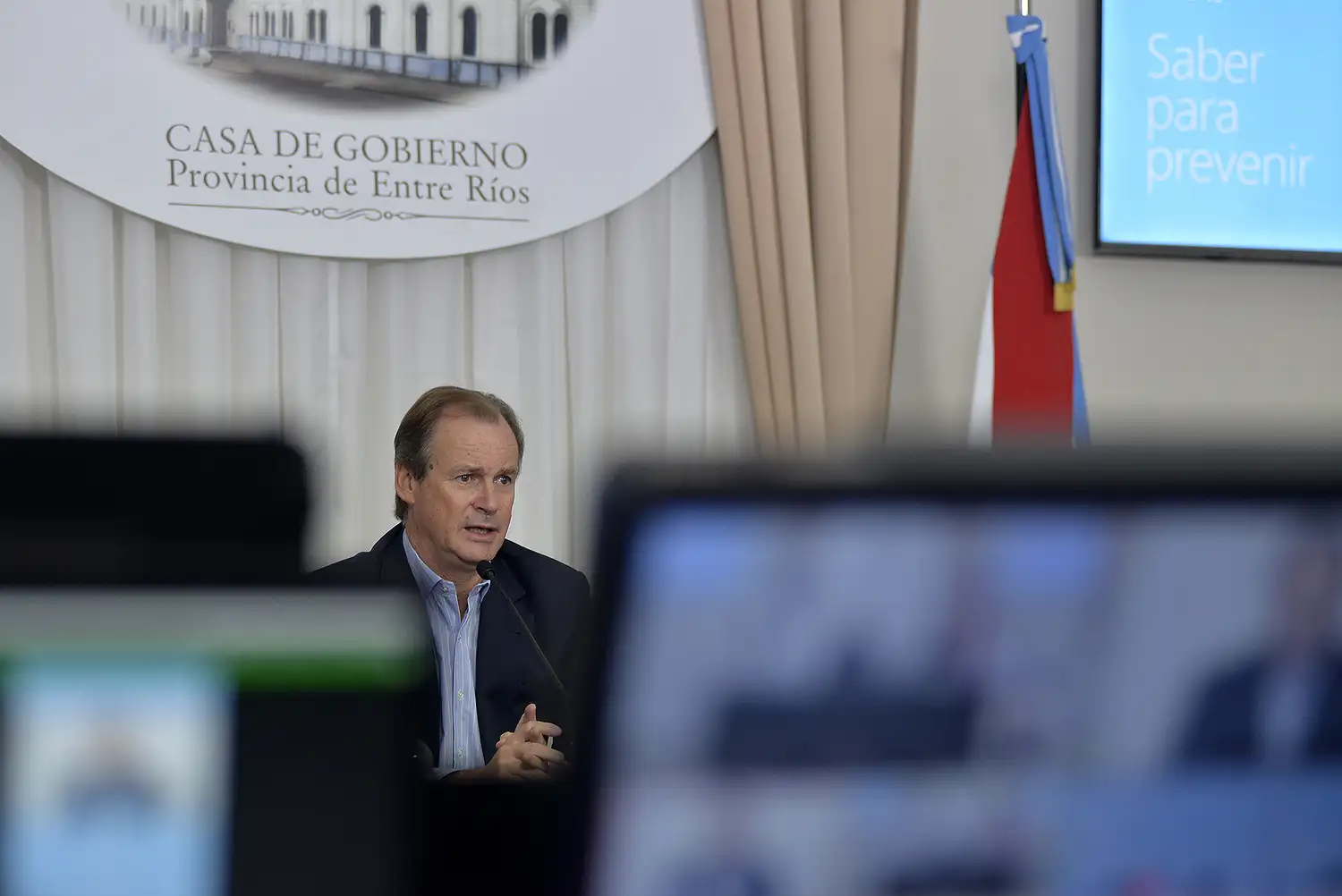 Bordet pidió responsabilidad y no tomar contacto con gente de zonas de circulación activa del Coronavirus