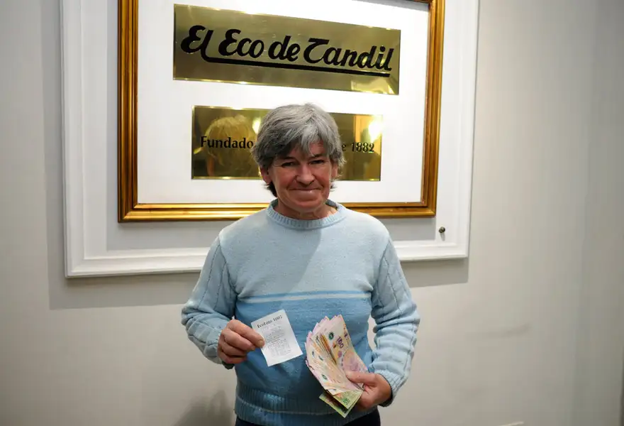 Una fiel lectora ganó los cinco mil pesos del Ecoloto