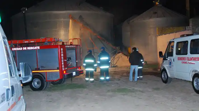 Coronel Pringles: Murió un joven al caer en un silo de forrajes